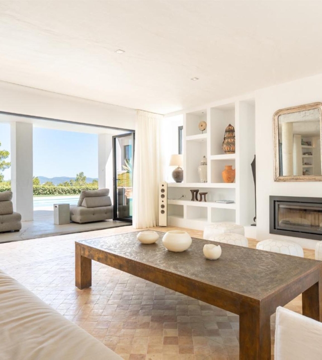 Resa Estates Ibiza modern finca villa for sale livingroom fire place.jpg